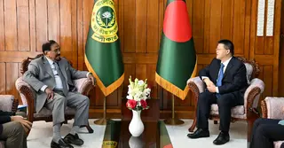 স্পিকারের সঙ্গে ঢাকায় নিযুক্ত চীনের রাষ্ট্রদূতের সাক্ষাৎ